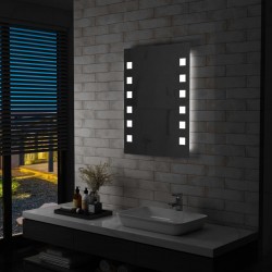 Sonata LED стенно огледало за баня, 60x80 см - Dulapuri de baie