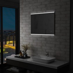 Sonata LED стенно огледало за баня със сензор за допир, 80x60 см - Dulapuri de baie