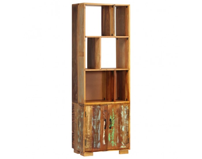 Sonata Етажерка за книги, 60x35x180 см, регенерирано дърво масив
