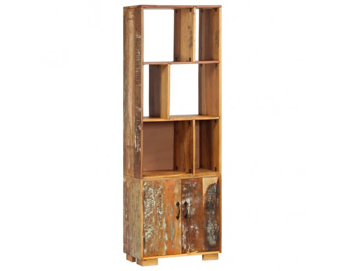 Sonata Етажерка за книги, 60x35x180 см, регенерирано дърво масив