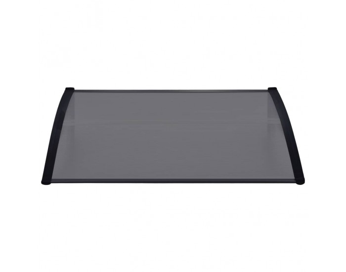 Sonata Навес за врата черен 120x80 см PC