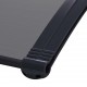 Sonata Навес за врата черен 120x80 см PC