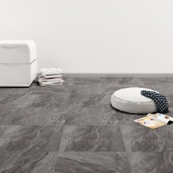 Sonata Самозалепващи подови дъски от PVC, 5,11 м², черни с шарки - Covoare și pardoseli