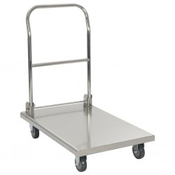 Sonata Платформена количка, сребриста, 82x53x86 см, неръждаема стомана - Accesorii de bucătărie