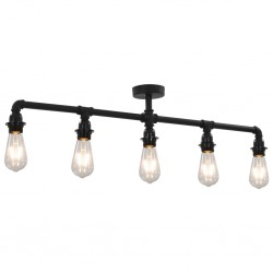 Sonata Таванна лампа, черна, 5 x E27 крушки - Lustre de tavan