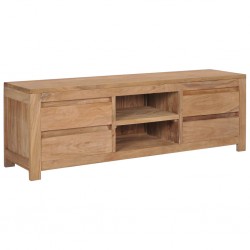Sonata ТВ шкаф, 120x30x40 cм, тиково дърво масив - Comode TV