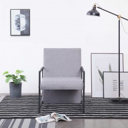 Sonata H Фотьойл, светлосив, текстил - Fotolii