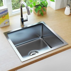 Sonata Chiuvetă de bucătărie lucrată manual, oțel inoxidabil