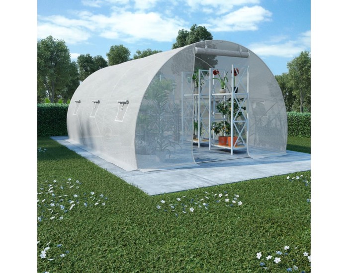 Sonata Оранжерия със стоманена основа 13,5м² 450x300x200 см