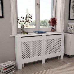 Sonata Параван за радиатор, бял, 152x19x81,5 см, МДФ - Electrocasnice și accesorii pentru living