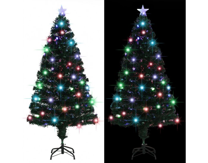 Sonata Изкуствено коледно дърво със стойка/LED, 150 см, 170 клончета