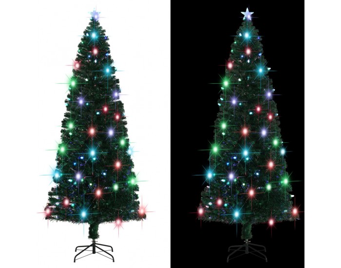 Sonata Изкуствено коледно дърво със стойка/LED, 240 см, 380 клончета