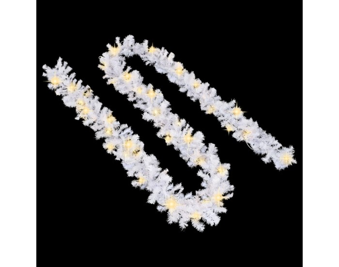 Sonata Коледен гирлянд с LED лампички, 5 м, бял