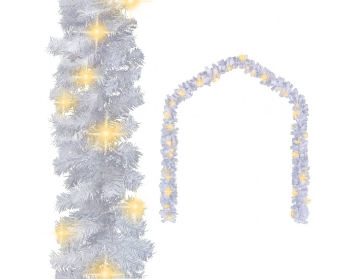Sonata Коледен гирлянд с LED лампички, 10 м, бял