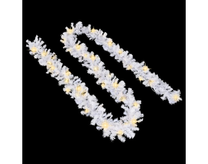 Sonata Коледен гирлянд с LED лампички, 10 м, бял