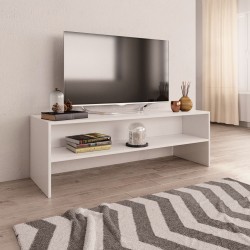Sonata ТВ шкаф, бял, 120x40x40 см, ПДЧ - Comode TV