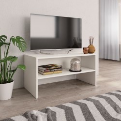Sonata ТВ шкаф, бял, 80x40x40 см, ПДЧ - Comode TV