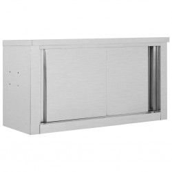Sonata Кухненски стенен шкаф с плъзгащи врати, 90x40x50 см, стомана - Accesorii de bucătărie