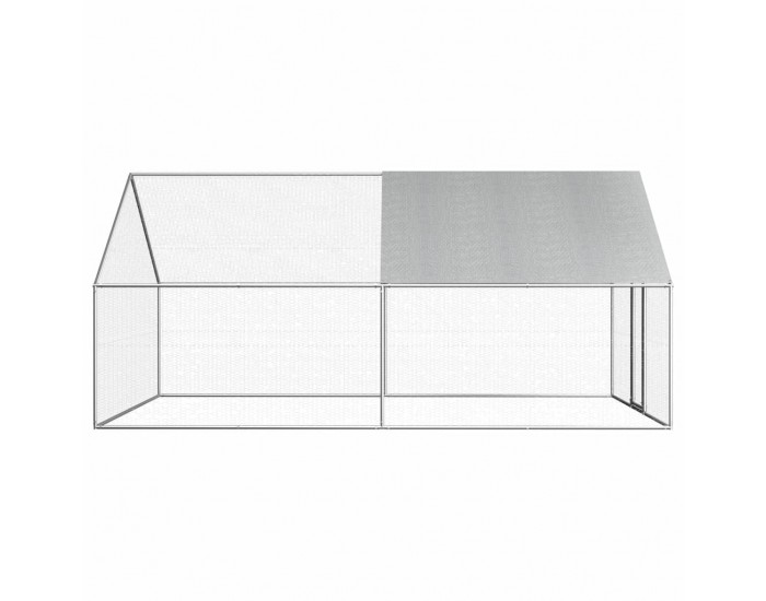 Sonata Птичарник на открито, 2,75x4x1,92 м, поцинкована стомана
