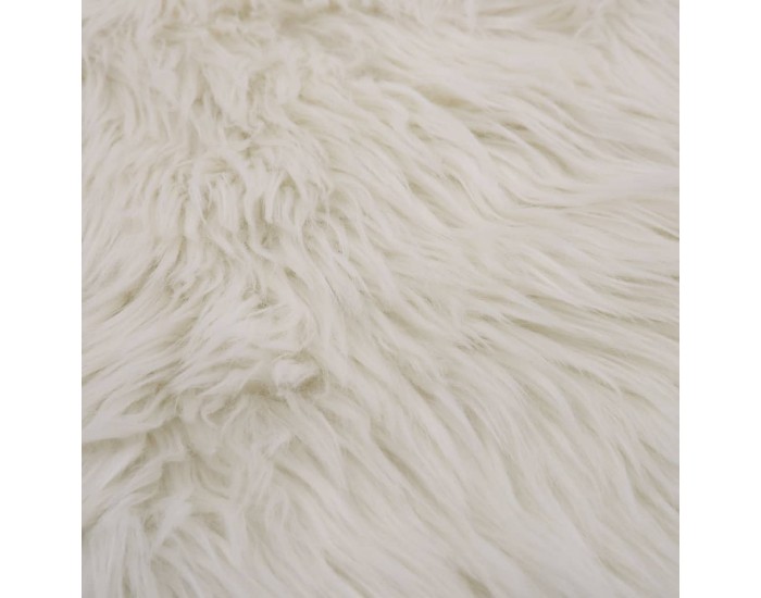 Sonata Килим, 60x90 см, изкуствена овча кожа, бял