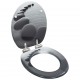 Sonata Тоалетни седалки с плавно затваряне, 2 бр, МДФ, дизайн камъни