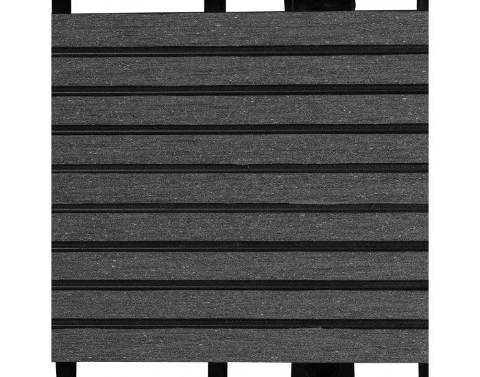 Sonata 22 бр декинг плочки, 30x30 см, 2 кв.м., WPC, сиви