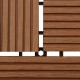 Sonata 22 бр декинг плочки, 30x30 см, 2 кв.м., WPC, кафяви