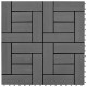 Sonata 22 бр декинг плочки, 30x30 см, 2 кв.м., WPC, сиви