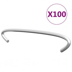 Sonata Куки за габиони, 100 бр, поцинкована стомана, 10 см - Garduri