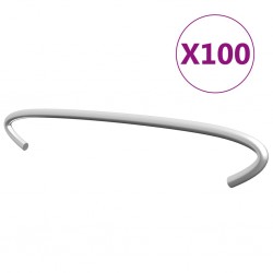 Sonata Куки за габиони, 100 бр, поцинкована стомана, 15 см - Garduri
