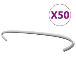 Sonata Куки за габиони, 50 бр, поцинкована стомана, 20 см - Garduri