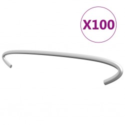 Sonata Куки за габиони, 100 бр, поцинкована стомана, 20 см - Garduri