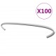 Sonata Куки за габиони, 100 бр, поцинкована стомана, 20 см