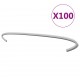 Sonata Куки за габиони, 100 бр, поцинкована стомана, 30 см