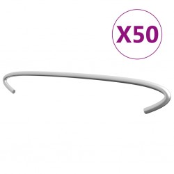 Sonata Куки за габиони, 50 бр, поцинкована стомана, 40 см - Garduri