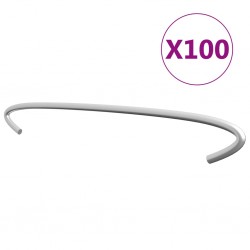 Sonata Куки за габиони, 100 бр, поцинкована стомана, 40 см - Garduri