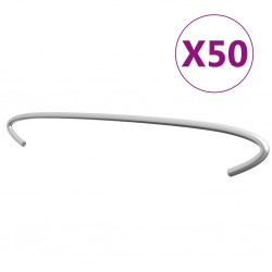 Sonata Куки за габиони, 50 бр, поцинкована стомана, 50 см - Garduri