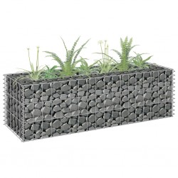 Sonata Габион повдигната леха, поцинкована стомана, 90x30x30 cм - Garduri