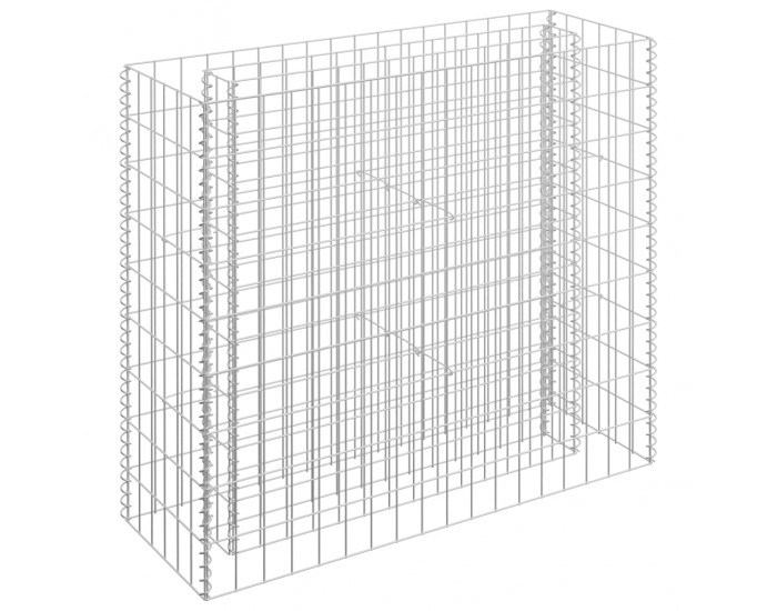Sonata Габион повдигната леха, поцинкована стомана, 90x30x90 cм