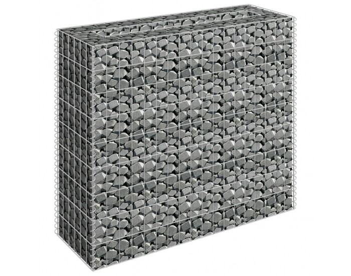 Sonata Габион повдигната леха, поцинкована стомана, 90x30x90 cм