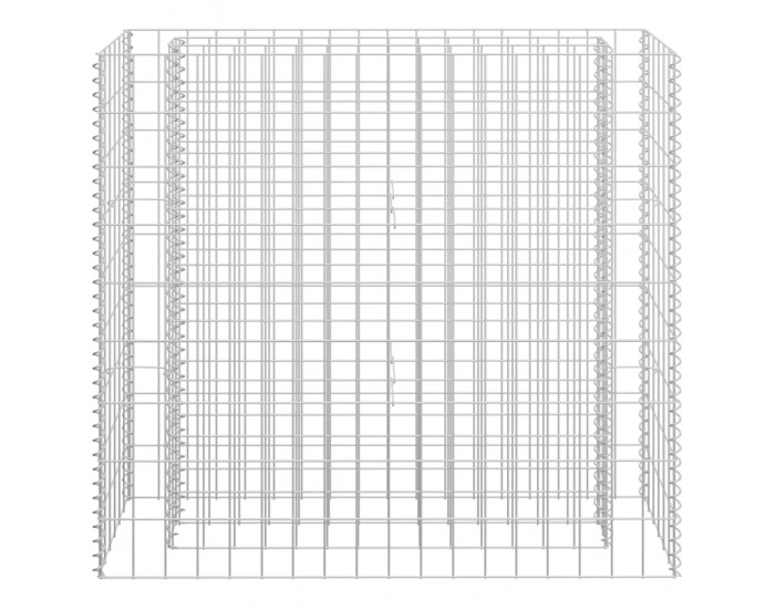 Sonata Габион повдигната леха, поцинкована стомана, 90x30x90 cм