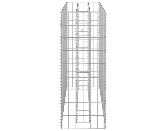 Sonata Габион повдигната леха, поцинкована стомана, 90x30x90 cм
