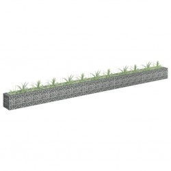 Sonata Габион повдигната леха, поцинкована стомана, 450x30x30 cм - Garduri