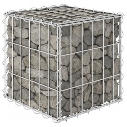 Sonata Кубичен габион повдигната леха, стоманена тел, 30x30x30 cм - Garduri