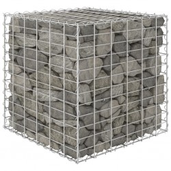 Sonata Кубичен габион повдигната леха, стоманена тел, 60x60x60 cм - Garduri