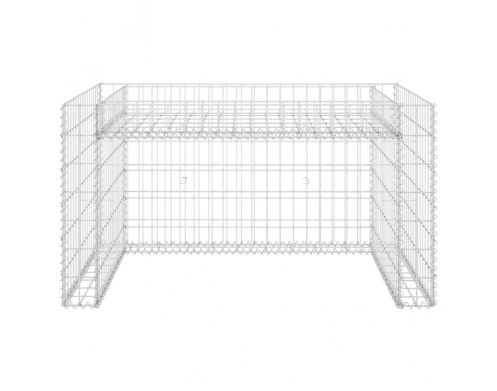 Sonata Гараж за косачка с повдигнато легло 110x80x60 см стоманена тел