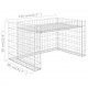 Sonata Гараж за косачка с повдигнато легло 110x80x60 см стоманена тел