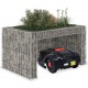 Sonata Гараж за косачка с повдигнато легло 110x80x60 см стоманена тел