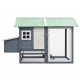 Sonata Клетка за пилета, сива, 170x81x110 см, чам и ела масив