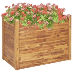 Sonata Градинска повдигната леха, 110x60x84 см, акациево дърво масив - Decorațiuni